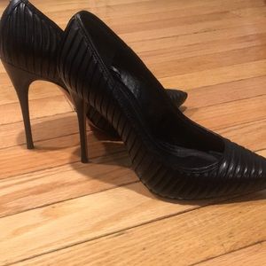 Schutz all leather black high heel
